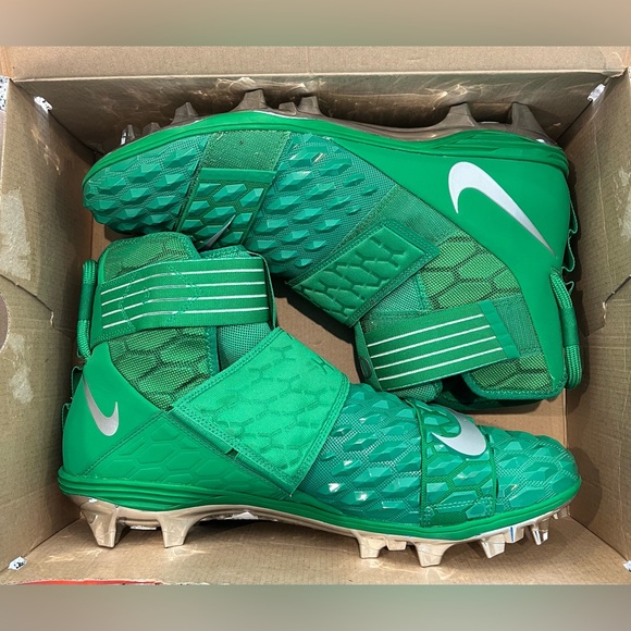 Size 16 Nike Force Savage Elite 2 Football Cleats Oregon Ducks PE Apple Green main image 6